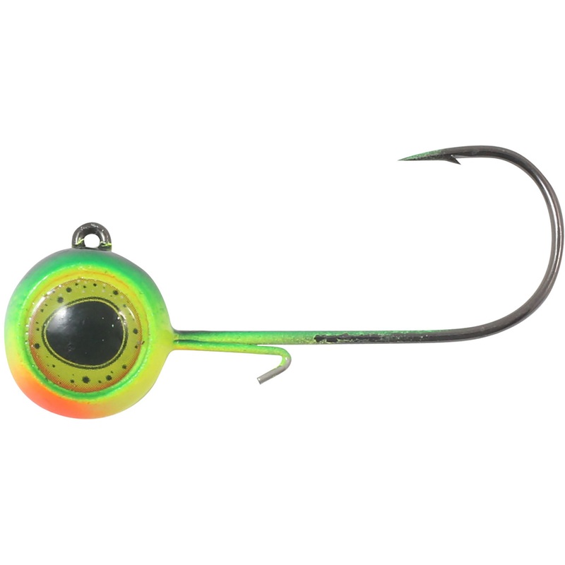 Northland Tackle Deep-Vee Jighead – 3 Pack Black 1.375 inch – 1/16 oz – 1/0