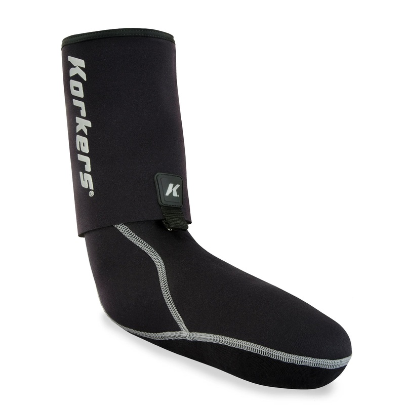 Korkers I-Drain Guard Sock 3.5MM Black Small (7-8)
