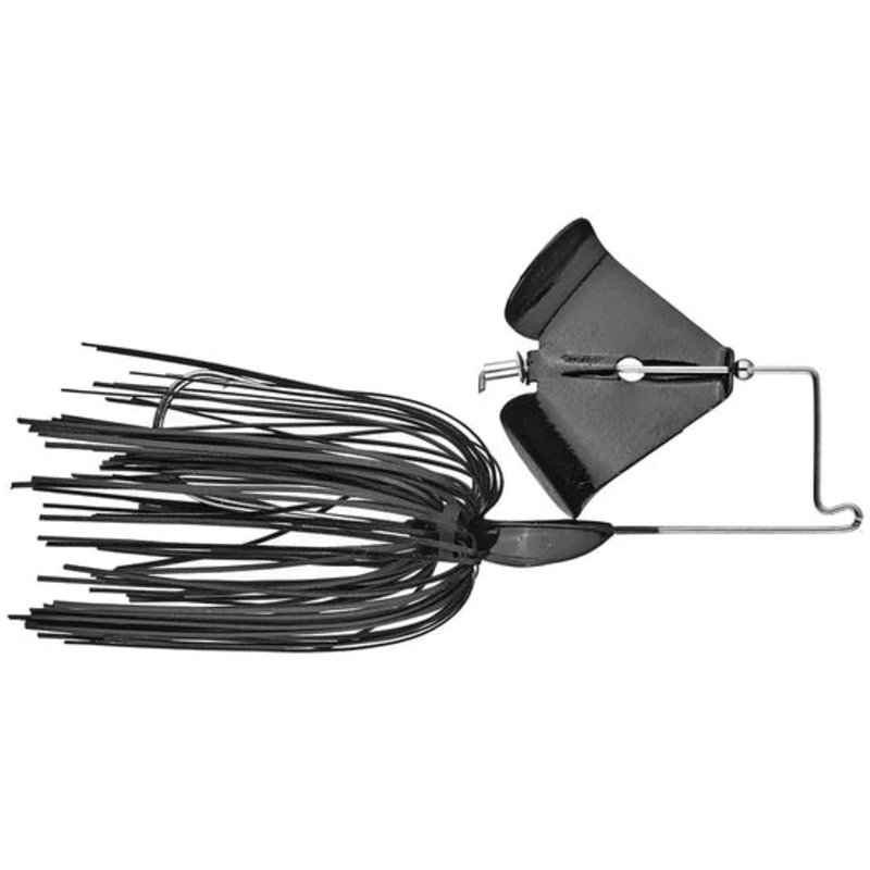GREENFISH TACKLE HAMMERHEAD BUZZ Black Skirt/Black Blade 1/8 oz