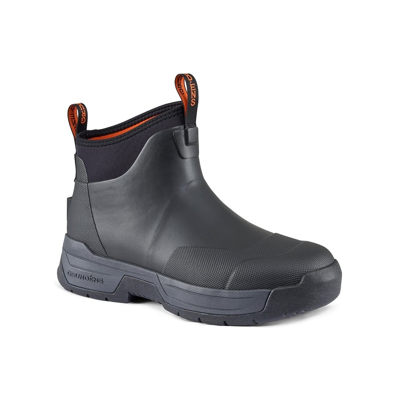 Grundens Tough Seas Ankle Boots Black 8