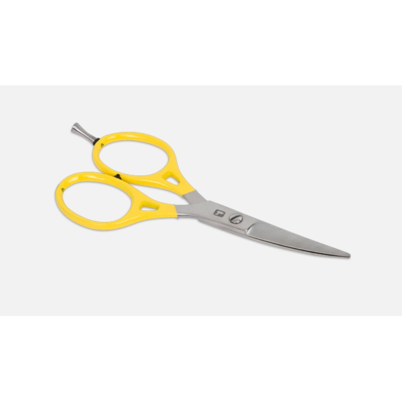 Loon Ergo Prime Curved Shears w/ Precision Peg Yellow