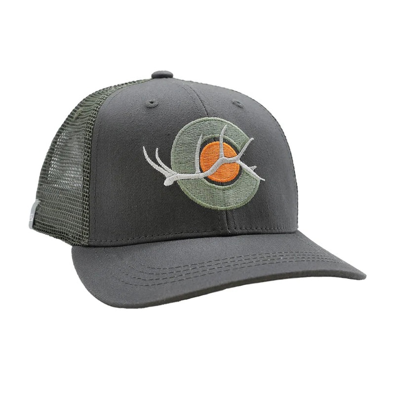 Rep Your Water – Colorado Elk Hat Gray/Green