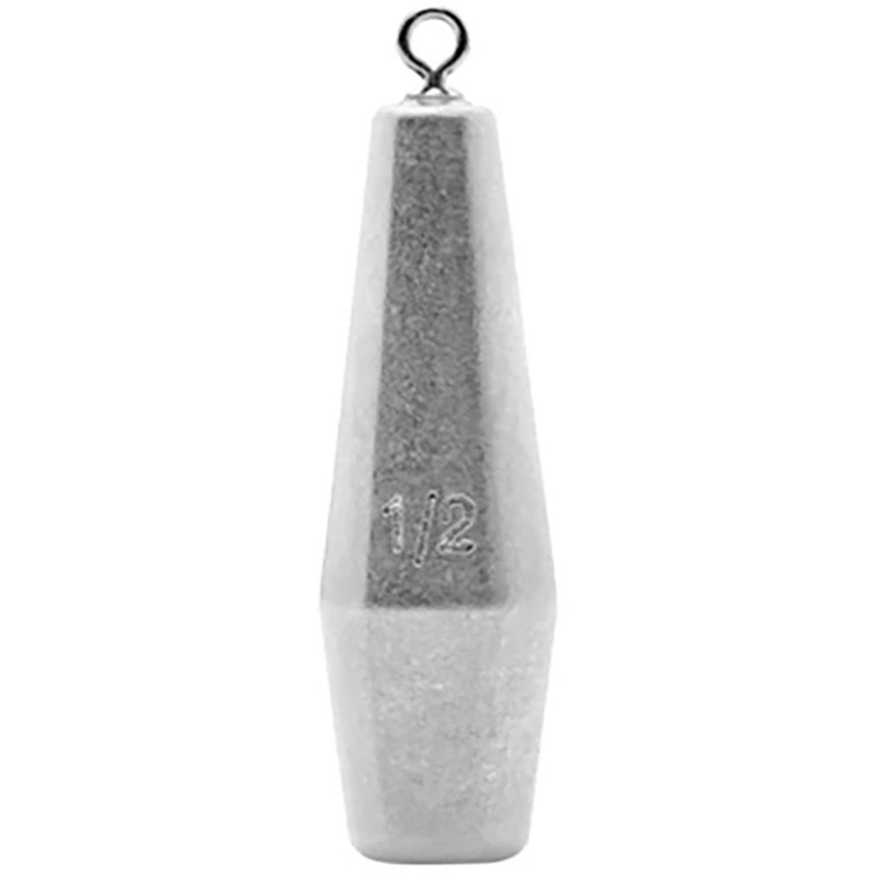 SPRO Tungsten DropShot Sinkers – Long Style Unpainted 1/2 oz – 2 pack