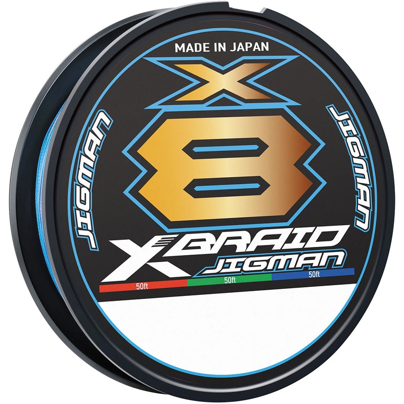 Daiwa X-Braid X8 High Power Jigman Multicolor Braid Filler Spool – 300 Yards Multicolor 10 lb test – 300 yard spool