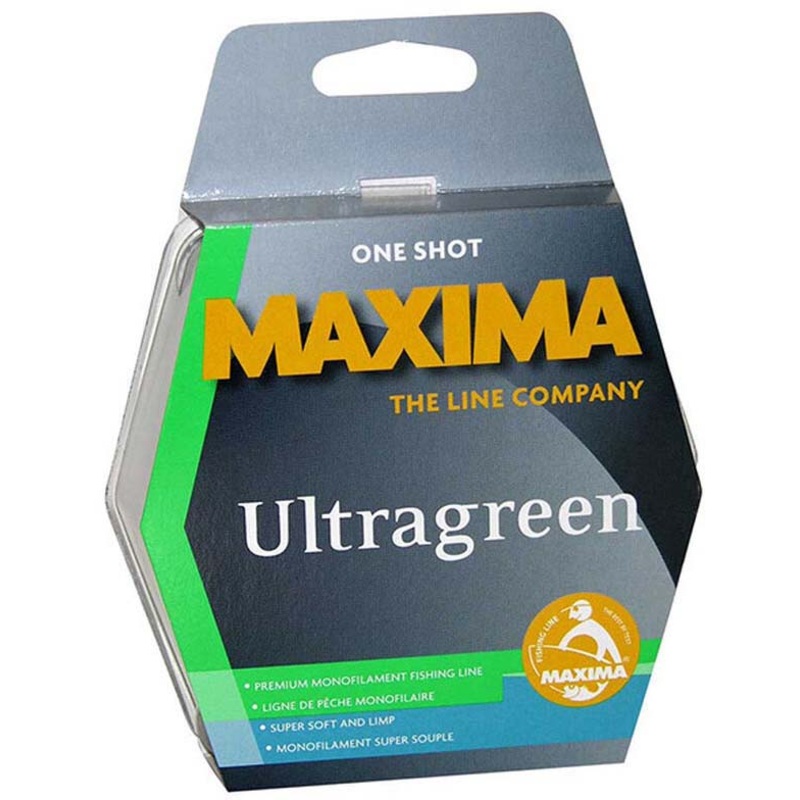 Maxima Ultragreen Copolymer Monofilament One Shot Spool 6 pound – 250 yards