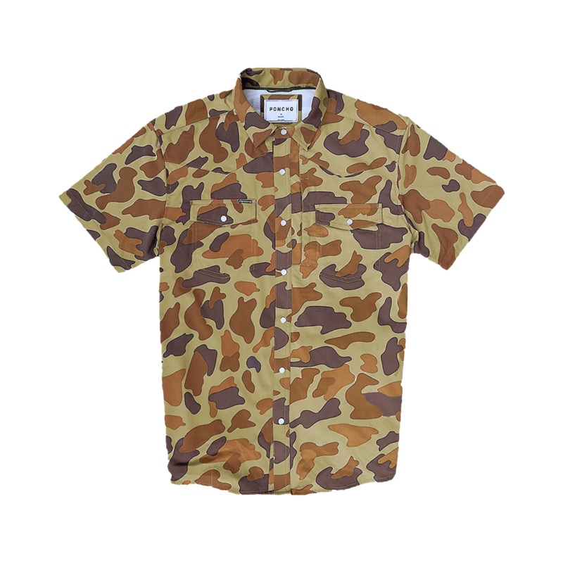 Poncho M’s The Paloma Regular Duck Camo S