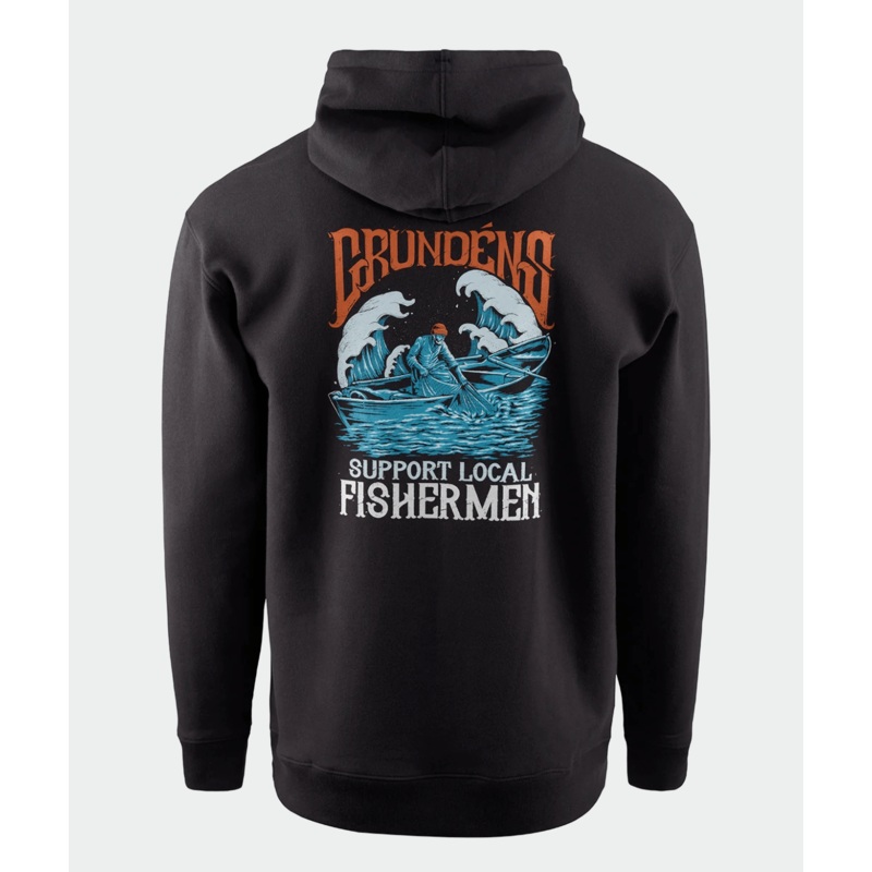 Grundens – Displacement DWR Hoodie Support Local Fishermen M