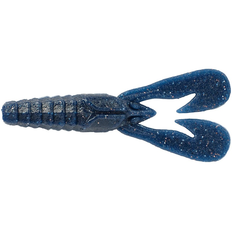 Berkley PowerBait MaxScent Stank Bug – 3.5 Inch Black Blue Fleck 3.5 inch – 8 Pack