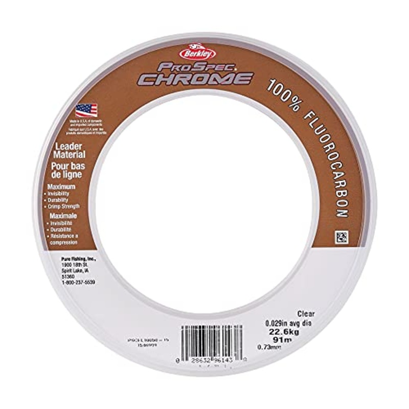 Berkley ProSpec Chrome 100% Fluoro Leader, Leader 40lb