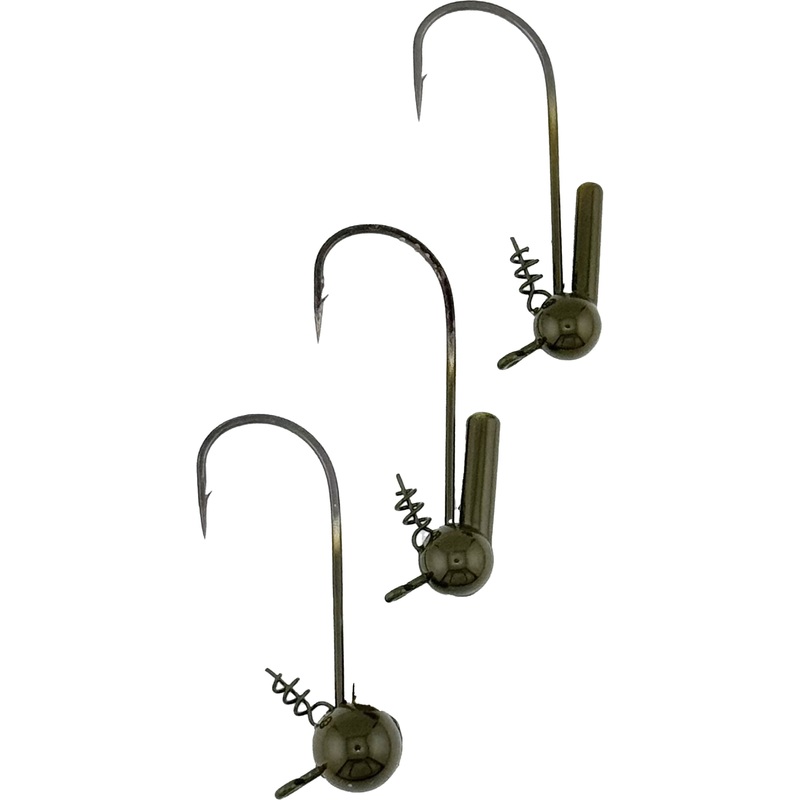Drop Zone Tackle Shakey Rattle Heads – 3 Pack 4/0 1/4 oz