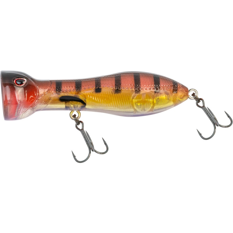 Nomad Design Freshwater Chug Norris Topwater Popper Blue Back Chrome 3 inch 3/8 oz