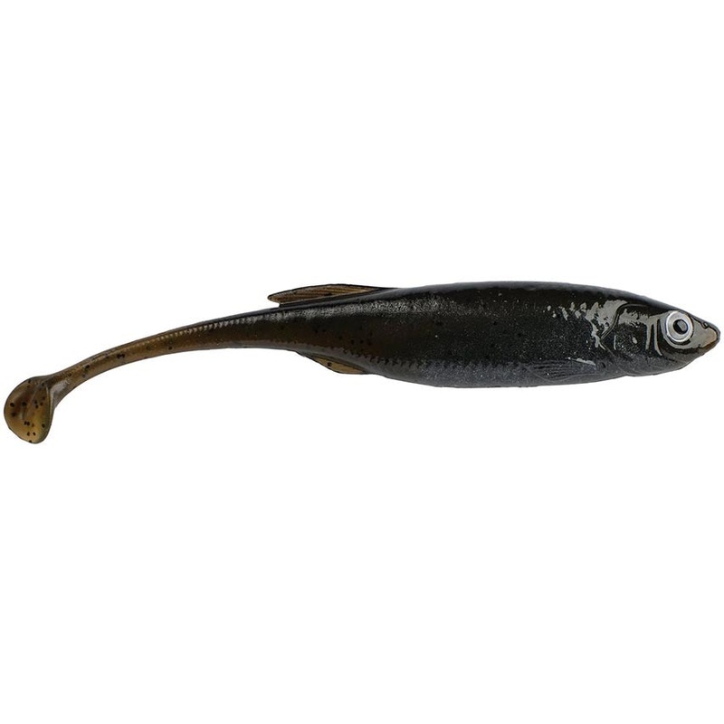 Berkley PowerBait Drip Swimmer – 4 Inch Black Shad 4 inch – 5 pack