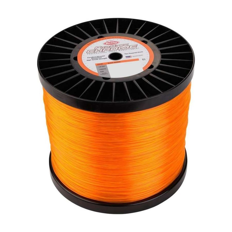 BERKLEY PROSPEC CHROME MONOFILAMENT 1000 YARDS ORANGE BLAZE 20LB