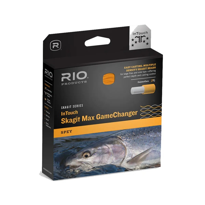 Rio Skagit Max GameChanger Fly Line 425GR Brown / Dark Aqua  /Light Aqua / Orange