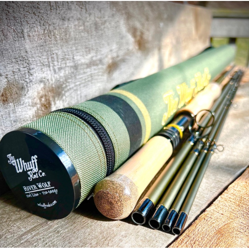 Whuff Rod Co River Wolf 11wt Fly Rod Metalic Gold