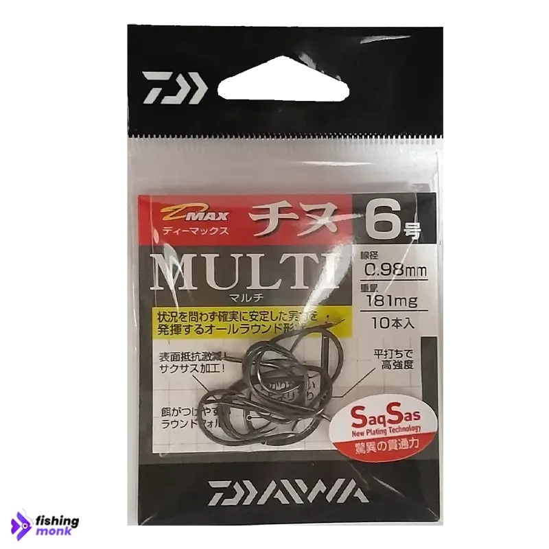 Daiwa D-Max Chinu SS Multi Hook | No. 6