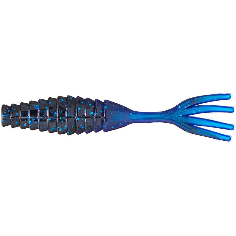 Gambler Komodo Jr. Jig Trailer – 3.25 Inch Black Blue Blue Tail 3.25 inch – 9 pack