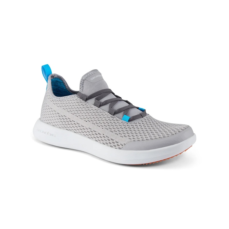 Grundens M’s CrossCurrent Boat Shoe Steel Grey 8
