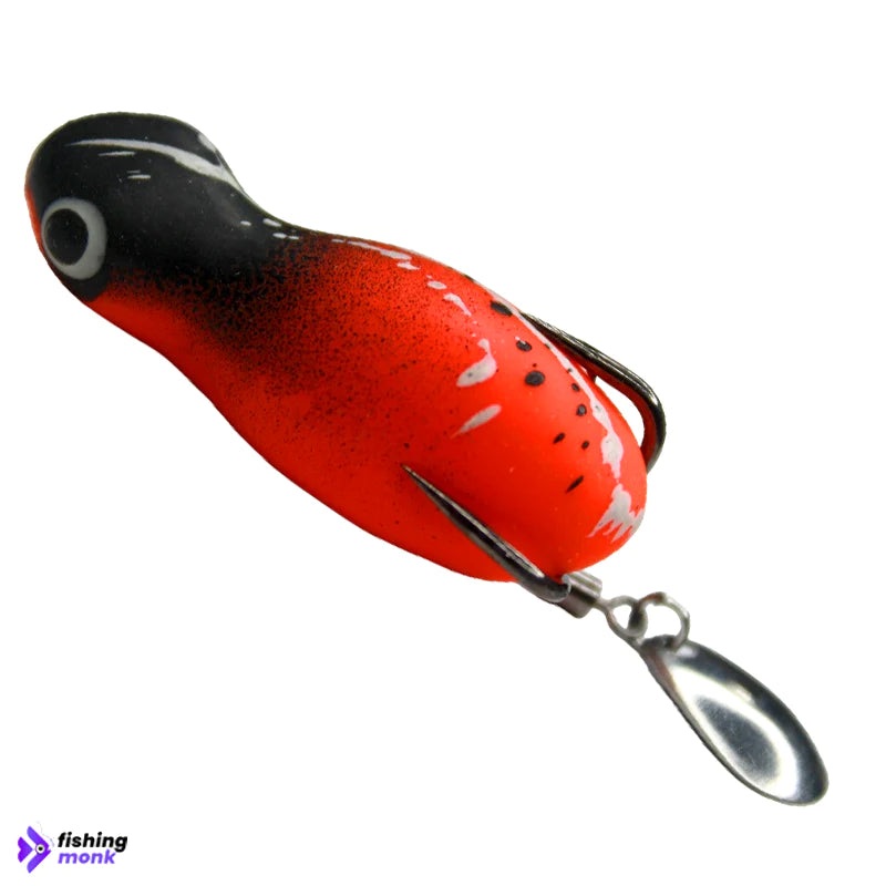 Bravvo Beck Hand Made Soft Frog Lure | 5cm | 5-6g Black Head