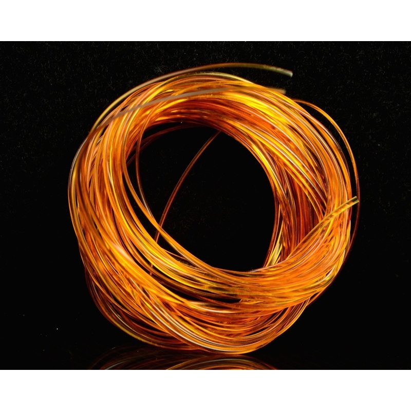 Hareline Vinyl Rib Midge Amber