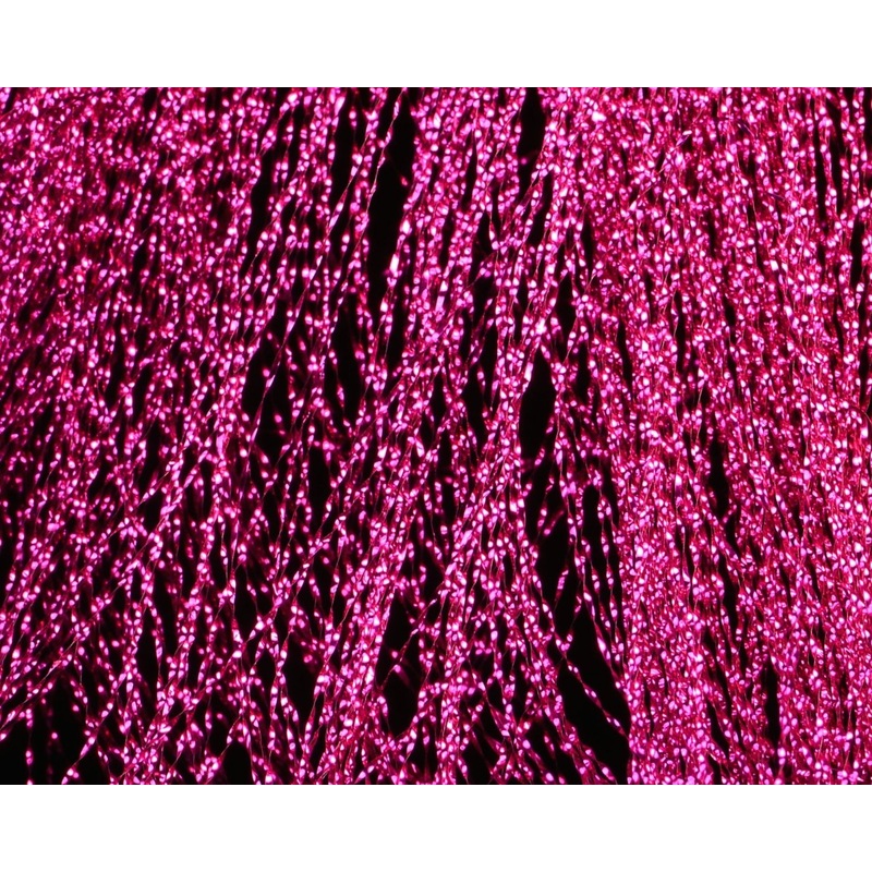Hareline Krystal Flash Alaskan Fuchsia