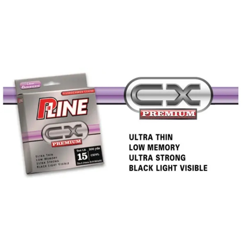 P-Line CX Premium Line-Clear Fluorescent (300 YD) 8 lb