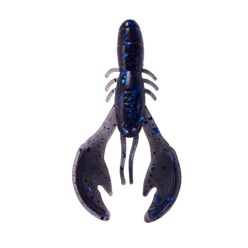 BAIT CAVE CUSTOMS 3″ CAVE CRAW Black/Blue