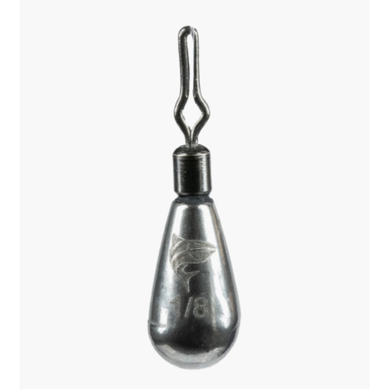 Freedom FT Tear Drop Shot Weights 1/8 oz Polished