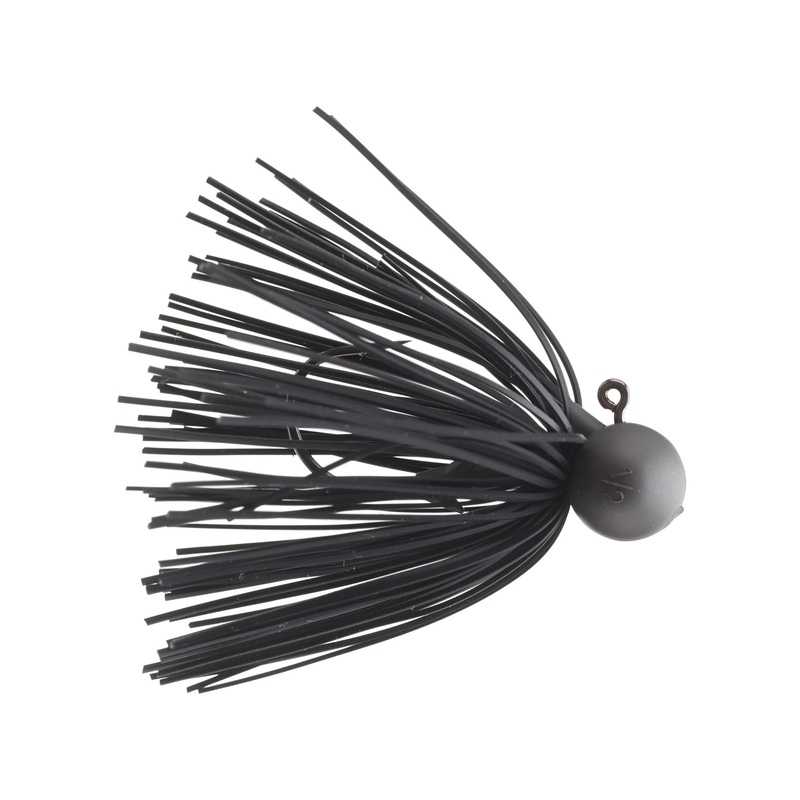 Keitech Model 2 Tungsten Football Jig 3/8 oz Black