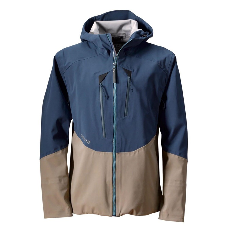 ORVIS MENS PRO WADING JACKET SMALL INK/BRNDLE