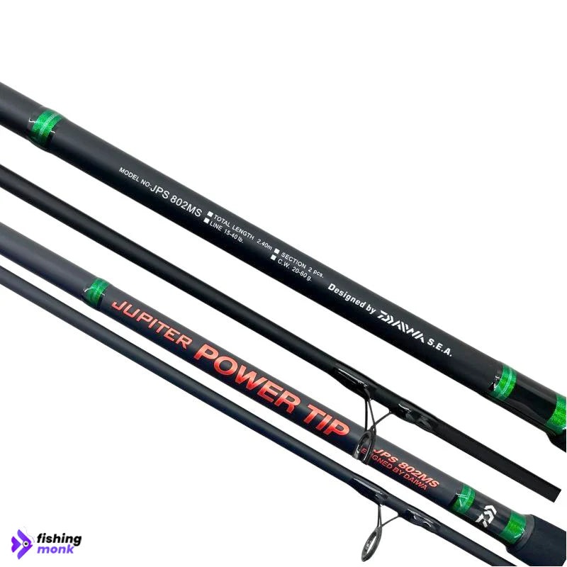 Daiwa Jupiter Power Tip Matt Black Spinning Rod; New Version 2024 | 8ft 8ft