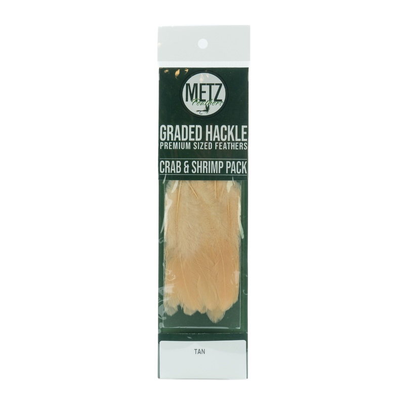 Metz Hackle Crab/Shrimp Pack White