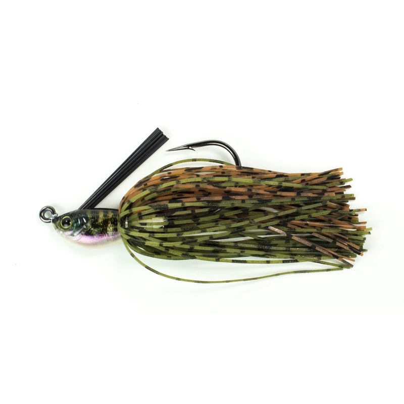 Lunkerhunt Natural Skirted Swim Jig 3/8 oz. Blue Gill