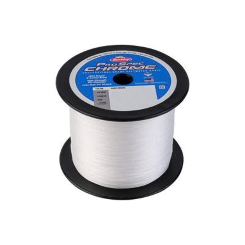 Berkley ProSpec Chrome Premium Saltwater Braid, 50lb White