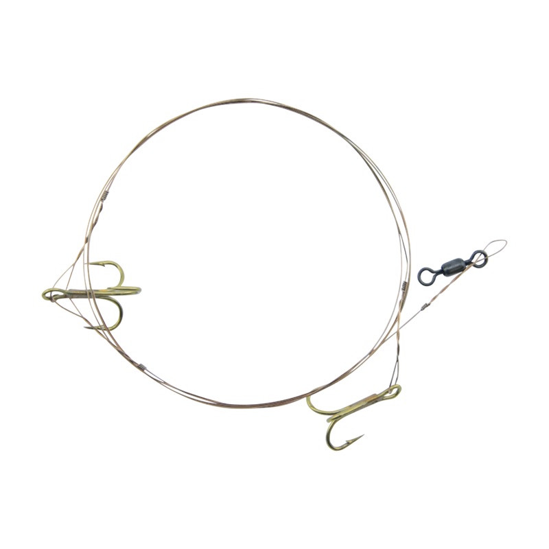 C&H Live Bait Rig Double #4 4x Treble Hooks