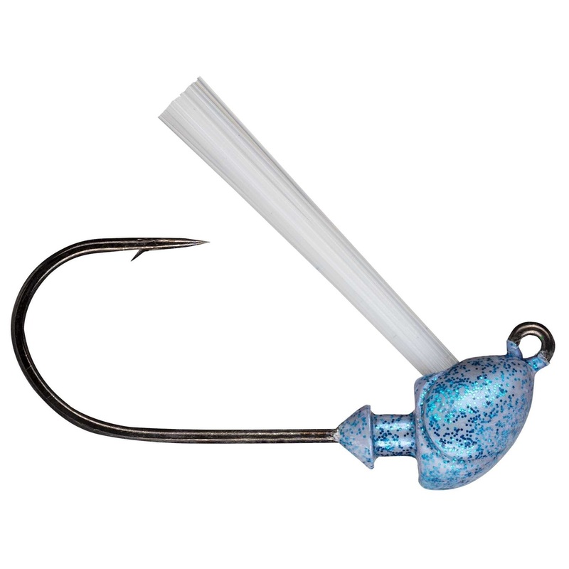 Strike King Squadron Weedless Swimbait Jighead Blue Glimmer 1/2 oz – 3 pack