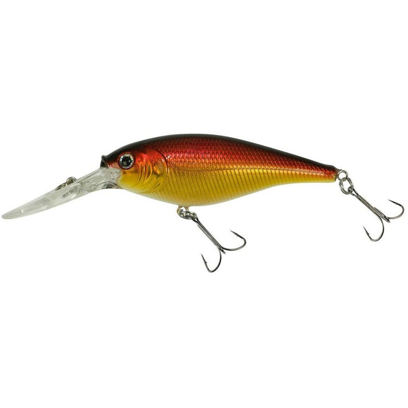 Berkley Flicker Shad Crankbait – 1/2 oz Black Gold Sunset 3 1/2 inch – 1/2 oz