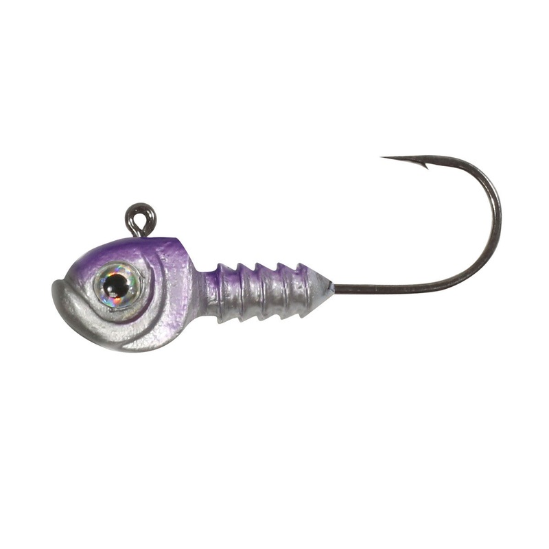 Northland Fishing Tackle Smeltinator Jig Head (3 Pk) 1/8 oz 2/0 Chartreuse Moss