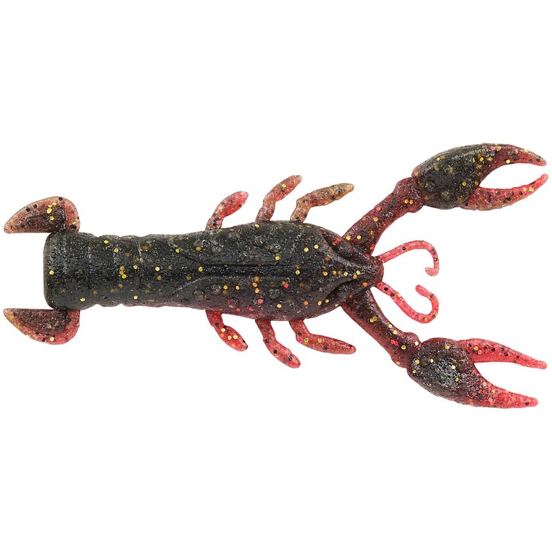 Berkley PowerBait MaxScent Lil’ Trooper – 2.5 Inch Black Powder 2 1/2 inch