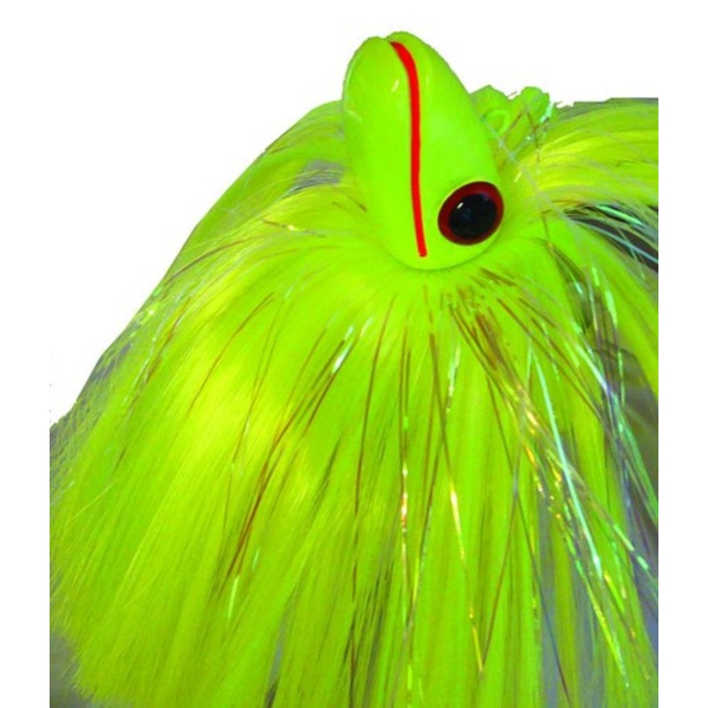 Blue Water Candy Grinning Gus Parachute Lure, 3 oz, Chartreuse