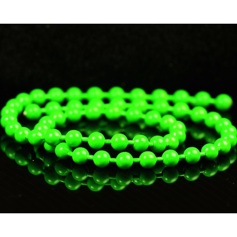 Hareline Fluorescent Bead Chain Medium Fluorescent Red