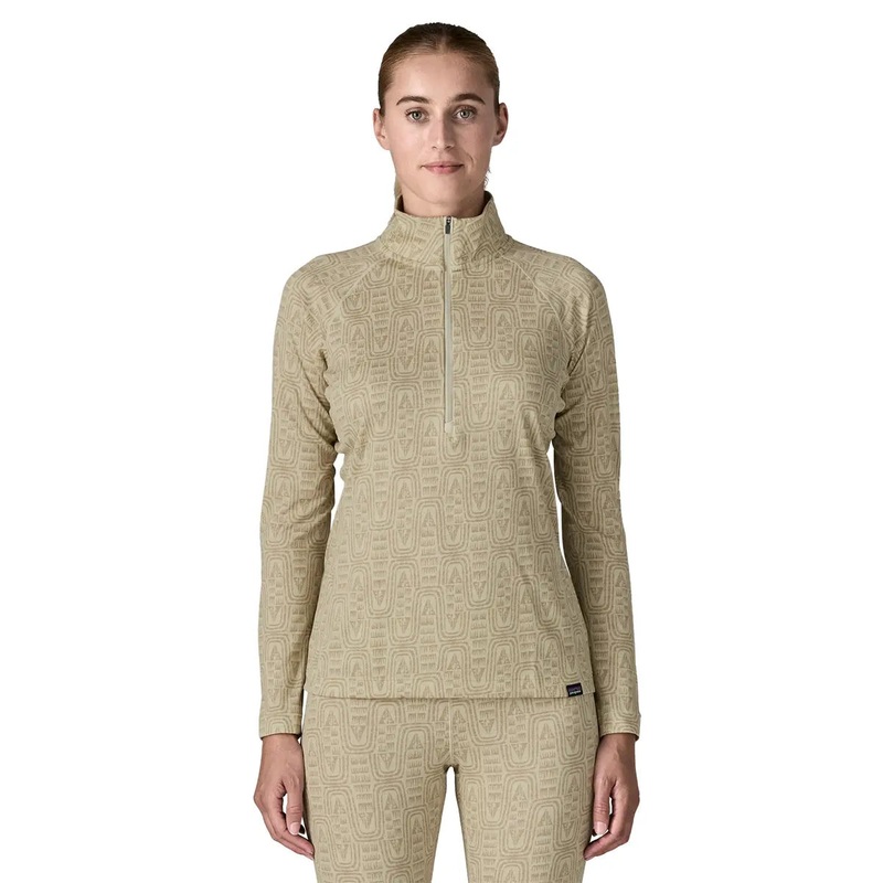 Patagonia W’s Capilene Midweight Zip-Neck Sequoia Red / SEQR XXS