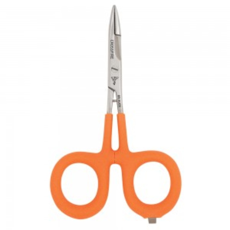 Dr. Slick Crossfire Standard Clamp 5″ Orange Textured Rubber Loops Straight