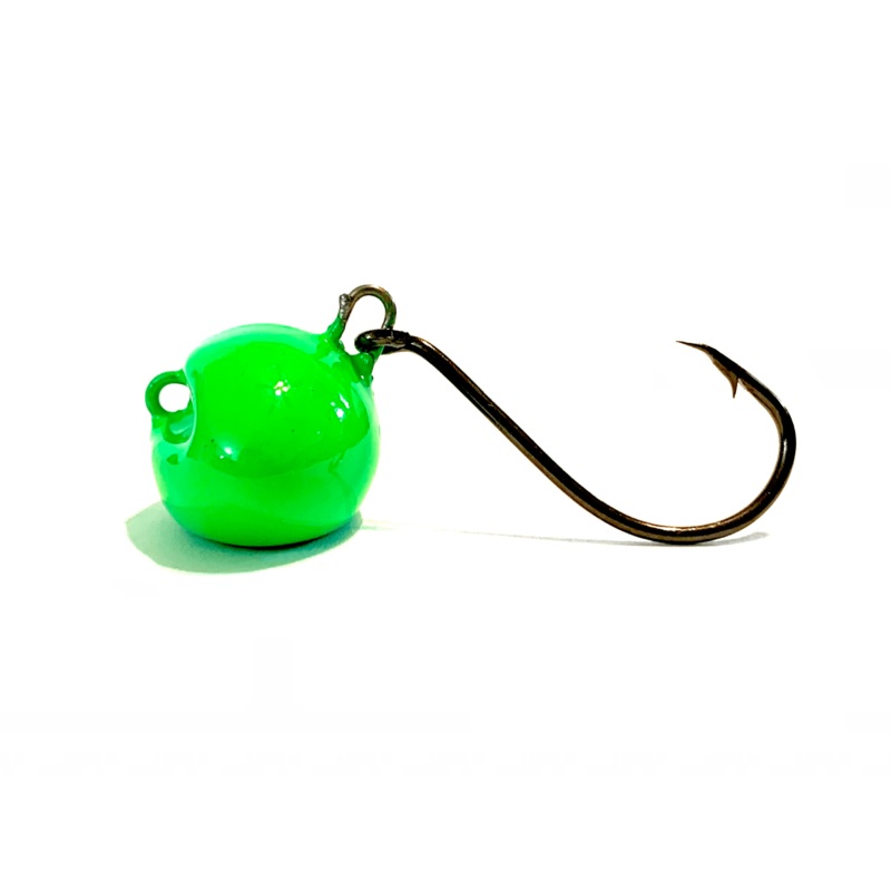 Bright Green Sheepshead Jigs 1/4oz