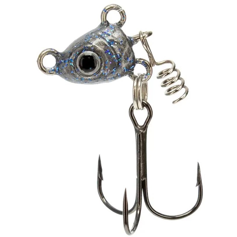Buckeye Lures Freestyle Jighead Blue Glimmer 1/8 oz – #6 hook – 3 pack
