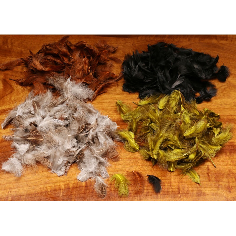 Hareline Premium Hungarian Partridge Feathers Natural