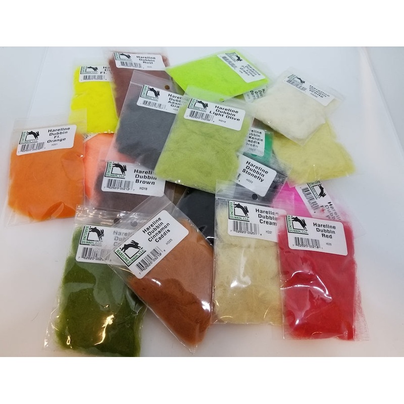 Hareline Dubbin Assorted Colors FL. ORANGE