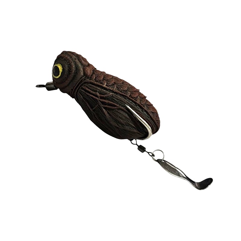 Real Warrior Teddy Bee Frog Lure | 4.5cm | 9g Brown