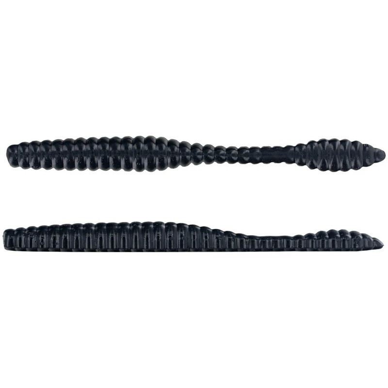 Big Bite Baits Scentsation SoMolly 3.6 inch Drop Shot Worm Black