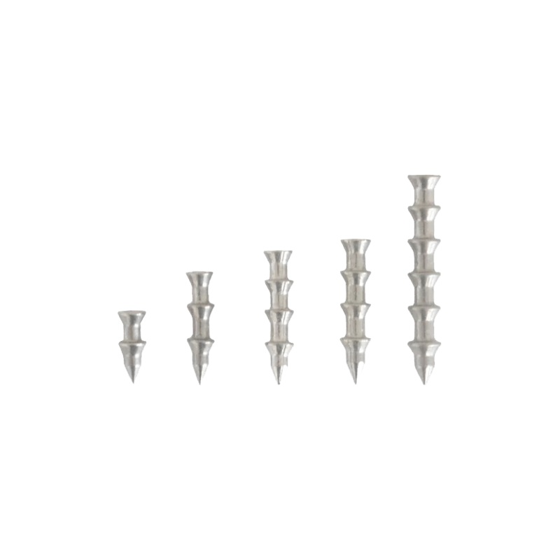 TUNGSTEN PAGODA NAIL SINKERS – 4 Variants 1/16OZ (6PK)